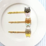 【再…販】カワイイ愛猫ヘアピン。