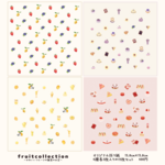 フルーツのスイーツの絵柄の折り紙🍓🍋🍇　4種3枚ずつ12枚
