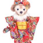 シェリーメイ 着物 着せ替え コスチューム ケープ&草履付 金彩牡丹 振袖セット No.238 本体無 Sサイズ用