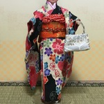 [22cmドールサイズ]振袖セット（C)