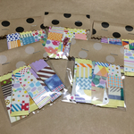 プレゼントやバサーにぴったり長方形シール②