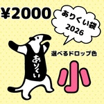 福袋2026  選べるドロップ色　　小　ハッピーバッグ