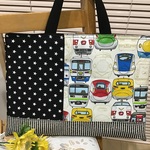 ⭐️今月の福袋⭐️24.5×20カッコいいワッペン❤️【再4】男の子大きめコップ袋、給食袋、ランチョンマット入れ くすみストライプ