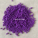 Matt purple〔約600個〕ガラスシードビーズ3mm