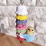 インコのリップケース（ブルー）