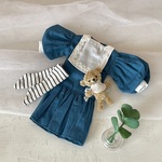 ドール服＊ビブちゃんと一緒ワンピ