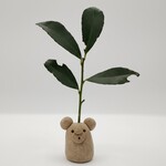 コロコロ一輪挿し(置物)・くま