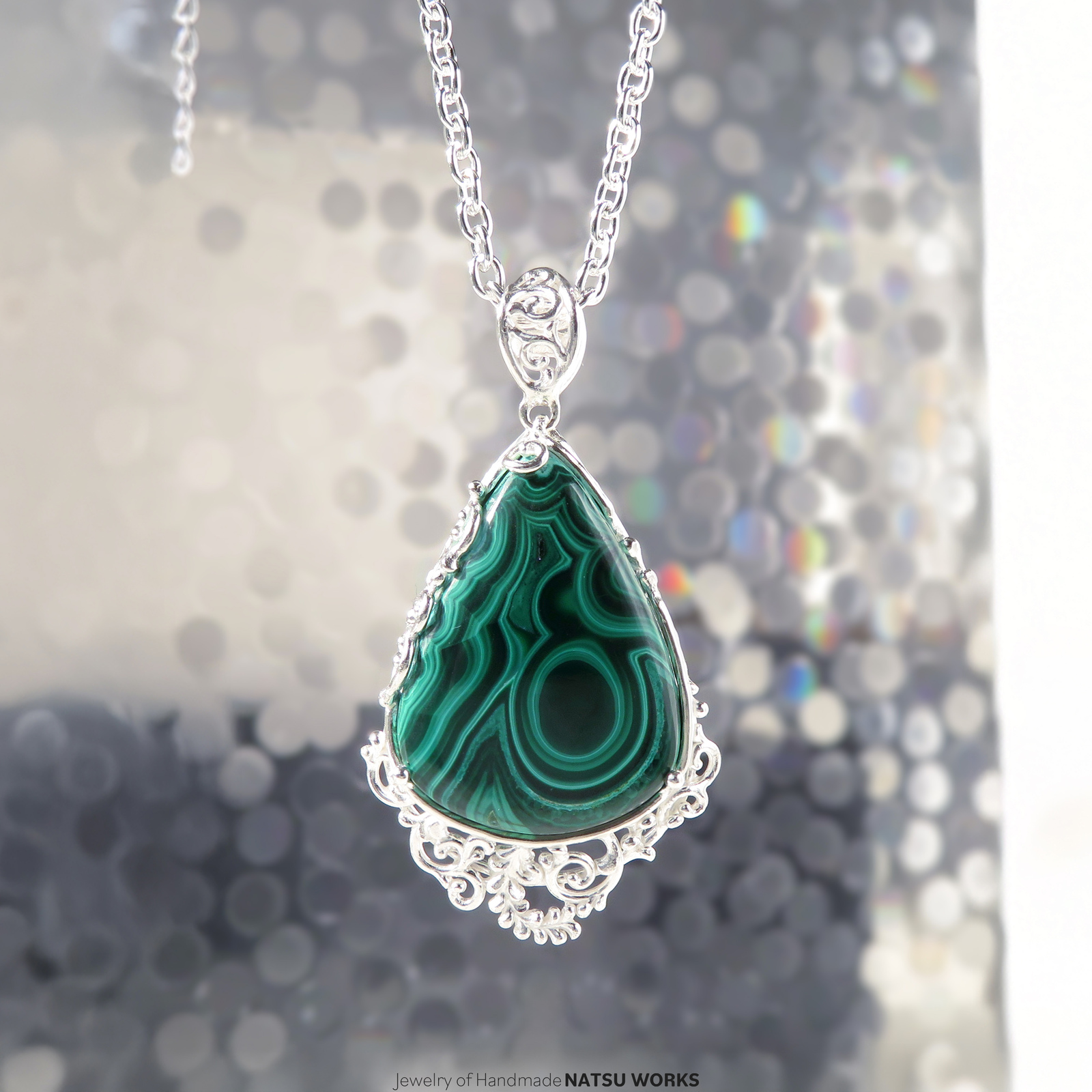 マラカイト ペンダント / Malachite Pendant 17,640円