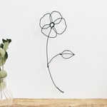 ワイヤーアート　お花一輪
