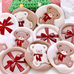 ✱くまの贈り物✱ 🧸テディベア🧸シーリングスタンプシール 5枚セット