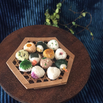 ミニチュアフード🍙竹ざるおにぎり