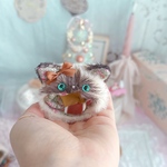 シャム猫プチヘルメット