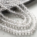 クリスタルAA+ ミラーボタンカット4×4×3mm 20粒　天然石パーツ
