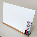 大きい卓上ホワイトボード(ホワイトボードペン赤青黒3本付き)