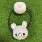♡ウサギとしっぽのヘアゴム♡ピンク