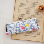 ■がま口印鑑ケース 【Lサイズ】 / 3色のチューリップ■　hanko case (rby)