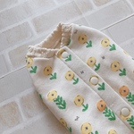 犬服S 北欧風フラワー 裏毛 バックオープン(背中開き)✨送料無料