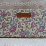 ハンドメイド 長財布 リバティ　Ｃ＆Ｓ　フェリシテ　ラベンダー