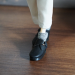  【六分の一男子図鑑サイズ】Men's monk strap shoes （ブラック）