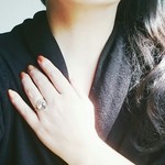 [andy]新作swarovski square フォークリング