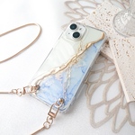 ニュアンスライン×ゴールド iPhoneケース iPhone17 iPhone16 アルコールインクアート ニュアンススマホケース ショコラブラウン ダスティピンク ミストブルー
