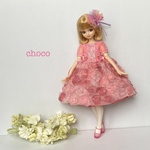 リカちゃん服　ブライス服　rose rose🌹