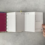 【M5】ウィッシュリスト５０（穴あり）3枚入り |  叶えたいことリスト  |  WISH LIST  |  夢リスト