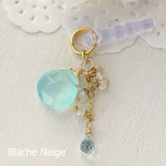 シーブルーカルセドニーのイヤホンジャック＊ larme ＊