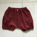コーデュロイドットかぼちゃパンツ☆レッド