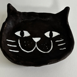 ねこの小物入れ(茶)