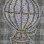 気球モチーフの刺繍ワッペン【オリジナル刺繍ワッペン】