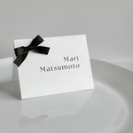 人気No.1𓂃席札 【 リボン | 二つ折り 】結婚式　席札　シンプル　リボン　ウェディング席札　ナチュラルウェディング　海外風　二つ折り席札