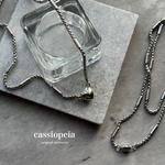 heart necklace no.14 ネックレス　ステンレス　錆びにくい　ウィメンズ　メンズ　ギフト　オールステンレス　cassiopeia   カシオペア　ハート　マグネット