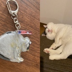 オーダーメイド　うちの子キーホルダー・ブローチ　ペット　犬　猫　うさぎ　