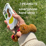 ３ピーナッツ🥜スマホハンドストラップ