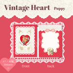 Cotton candy holiday - Vintage Heart - | memo