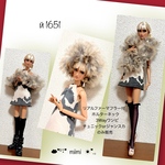 ♖й1651♖リアルファーマフラー付3Wayワンピチュニックorジャンスカ♖