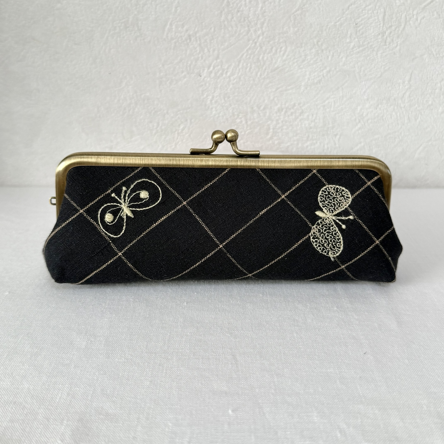 new》ミナペルホネン 親子がま口財布（コンパクト）rosy