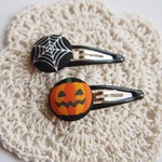 ハロウィン～くるみボタンのパッチンどめ～2