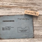 【cona3 design】0123456789 ナチュラルver. - Natural ver. - [ラバースタンプ]