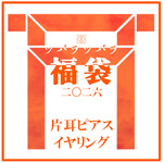 【片耳ピアス・イヤリング】1つ選べる！ツバラツバラ福袋二〇二五 3点セット 【お好きな商品＋ランダム商品＋限定紅白チャーム】
