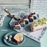 ミニチュアスイーツ　春のパウンドケーキ　イチゴチョコロールケーキ