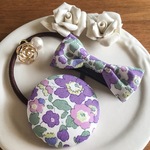 ママとお揃いリバティ☆ Betsy オシャレセット ぶどう