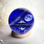🗻🌕 逆さ富士レジンアート球体～Inverted Fuji Sphere～