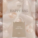 《数量限定》 HAPPY BAG ネイルチップ 福袋 ネイルチップ福袋 冬ネイル  うるうるネイル マグネットネイル 冬 上品ネイル きらきらネイル ブライダルネイル