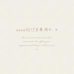 ayne161さま専用  . ° ・* 𖧷  . ° ・*   