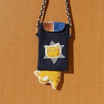 ズボっとねこ　スマホポーチ　ポシェットタイプ
