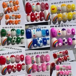 (🌈)ネイルチップ WESTユニマグネイル (ユニコーンマグネット)