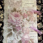 ジャンクジャーナル雑記帳(くすみ薔薇) 束帳