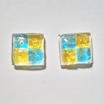 市松模様イヤリング＆ピアス
